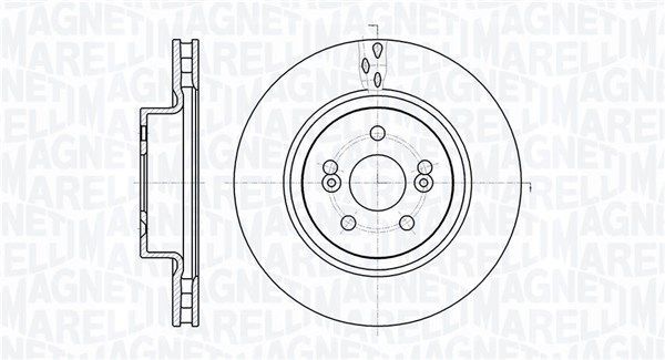Stabdžių diskas MAGNETI MARELLI 361302040675