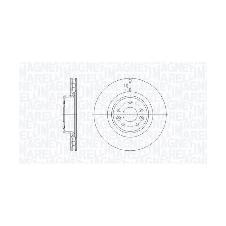 Stabdžių diskas MAGNETI MARELLI 361302040676