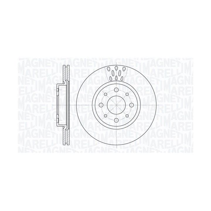 Stabdžių diskas MAGNETI MARELLI 361302040682