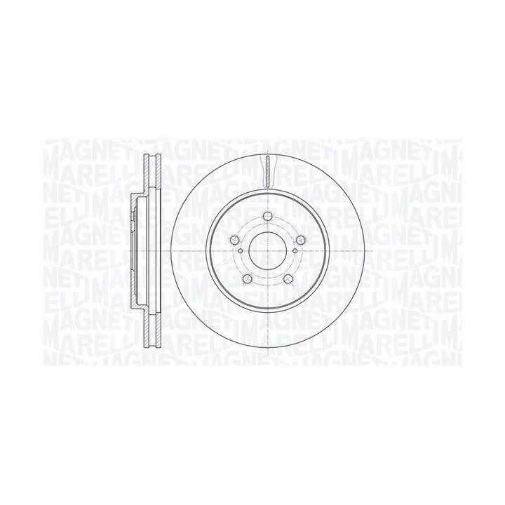Stabdžių diskas MAGNETI MARELLI 361302040705