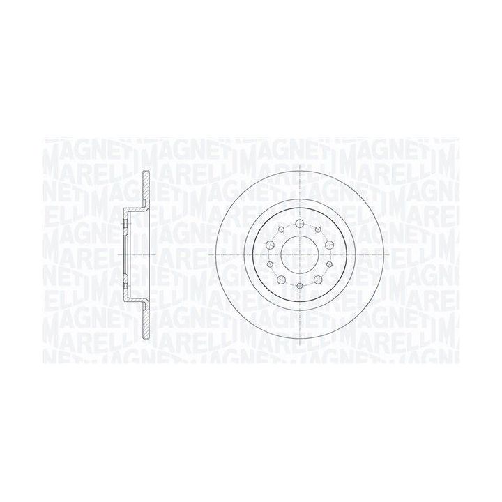 Stabdžių diskas MAGNETI MARELLI 361302040714