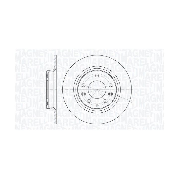 Stabdžių diskas MAGNETI MARELLI 361302040718