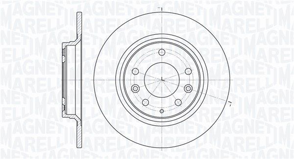 Stabdžių diskas MAGNETI MARELLI 361302040718