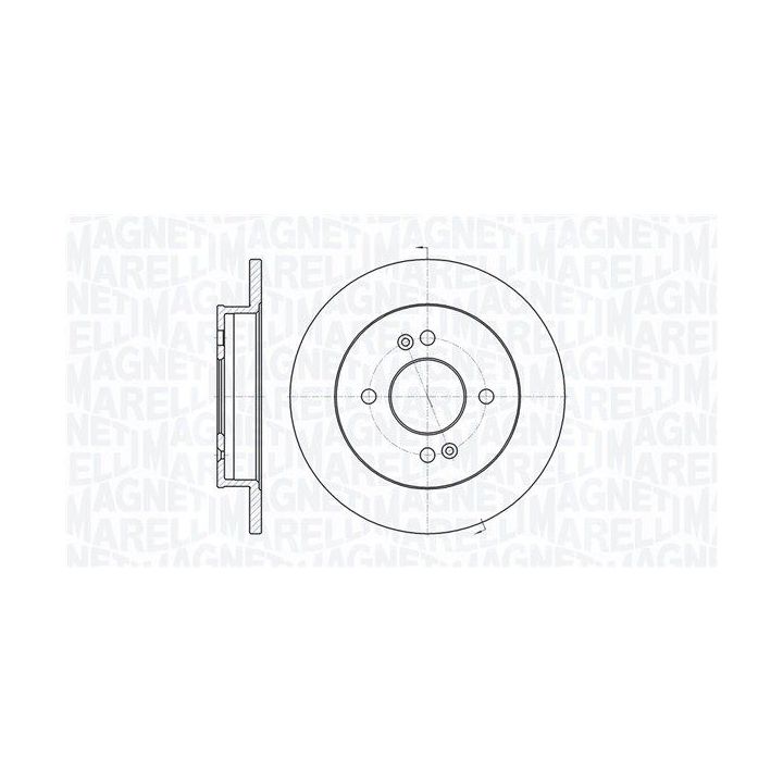 Stabdžių diskas MAGNETI MARELLI 361302040722