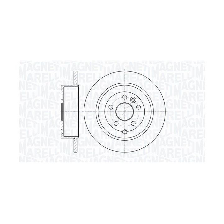 Stabdžių diskas MAGNETI MARELLI 361302040724