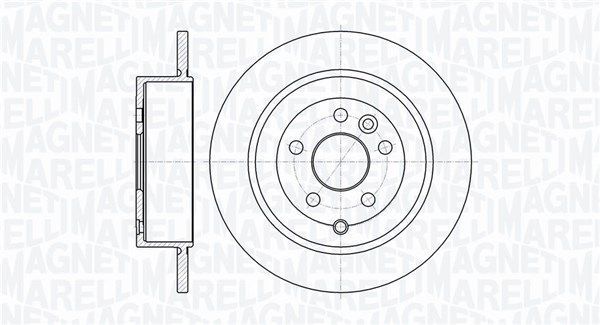 Stabdžių diskas MAGNETI MARELLI 361302040724