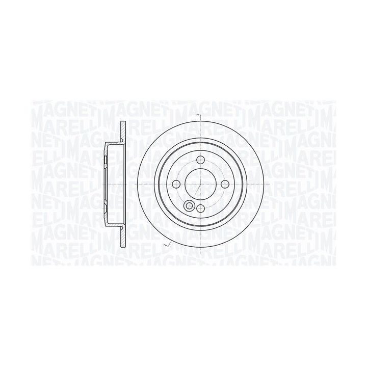 Stabdžių diskas MAGNETI MARELLI 361302040725