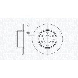 Stabdžių diskas MAGNETI MARELLI 361302040728