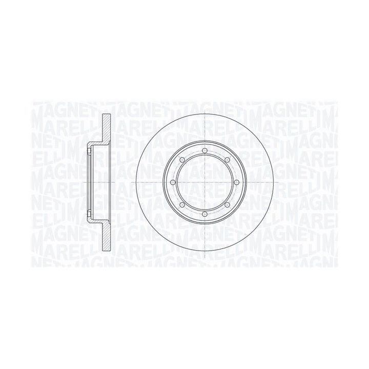 Stabdžių diskas MAGNETI MARELLI 361302040731