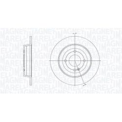 Stabdžių diskas MAGNETI MARELLI 361302040732