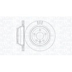Stabdžių diskas MAGNETI MARELLI 361302040739