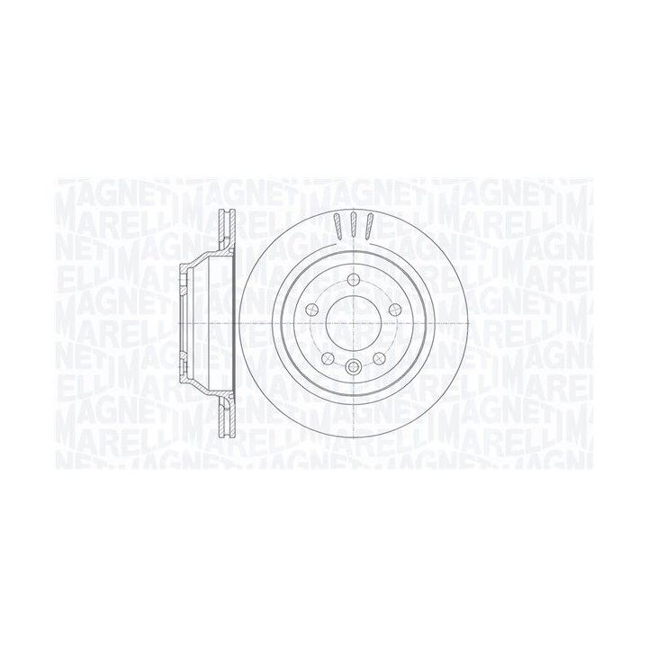 Stabdžių diskas MAGNETI MARELLI 361302040739