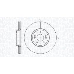 Stabdžių diskas MAGNETI MARELLI 361302040752