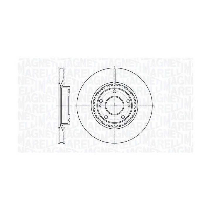 Stabdžių diskas MAGNETI MARELLI 361302040753