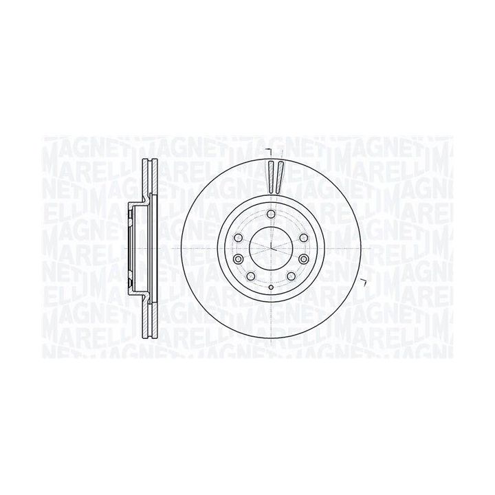 Stabdžių diskas MAGNETI MARELLI 361302040754