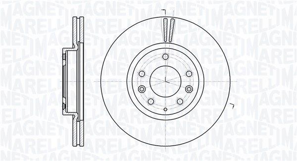 Stabdžių diskas MAGNETI MARELLI 361302040754