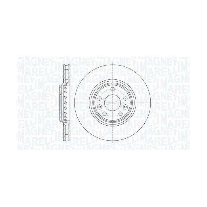 Stabdžių diskas MAGNETI MARELLI 361302040757
