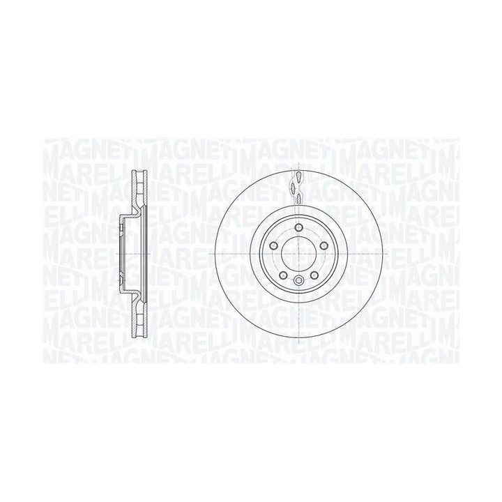Stabdžių diskas MAGNETI MARELLI 361302040762