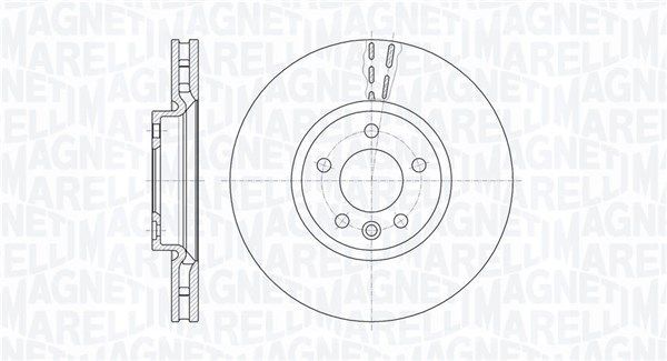 Stabdžių diskas MAGNETI MARELLI 361302040768