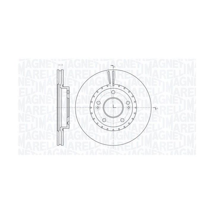 Stabdžių diskas MAGNETI MARELLI 361302040771