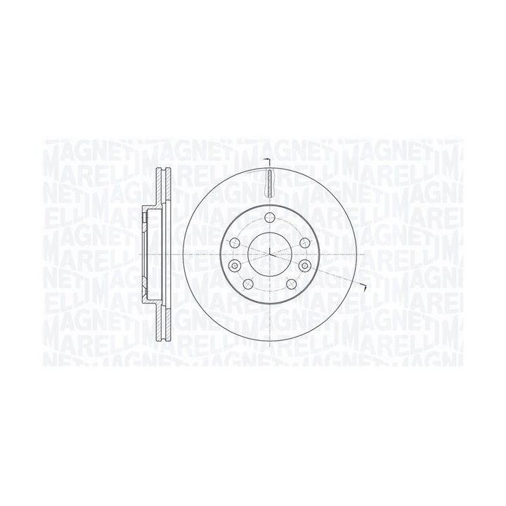 Stabdžių diskas MAGNETI MARELLI 361302040773