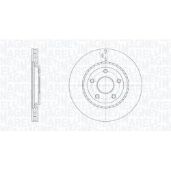 Stabdžių diskas MAGNETI MARELLI 361302040779