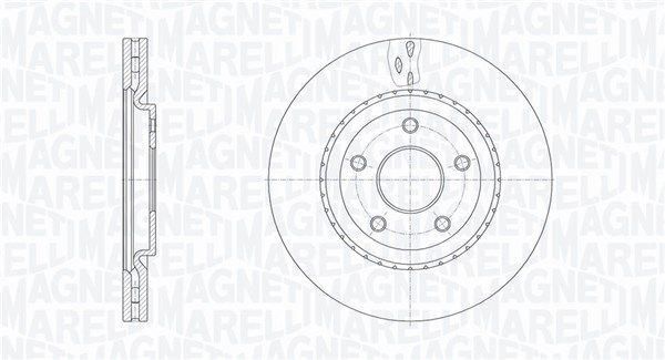 Stabdžių diskas MAGNETI MARELLI 361302040779