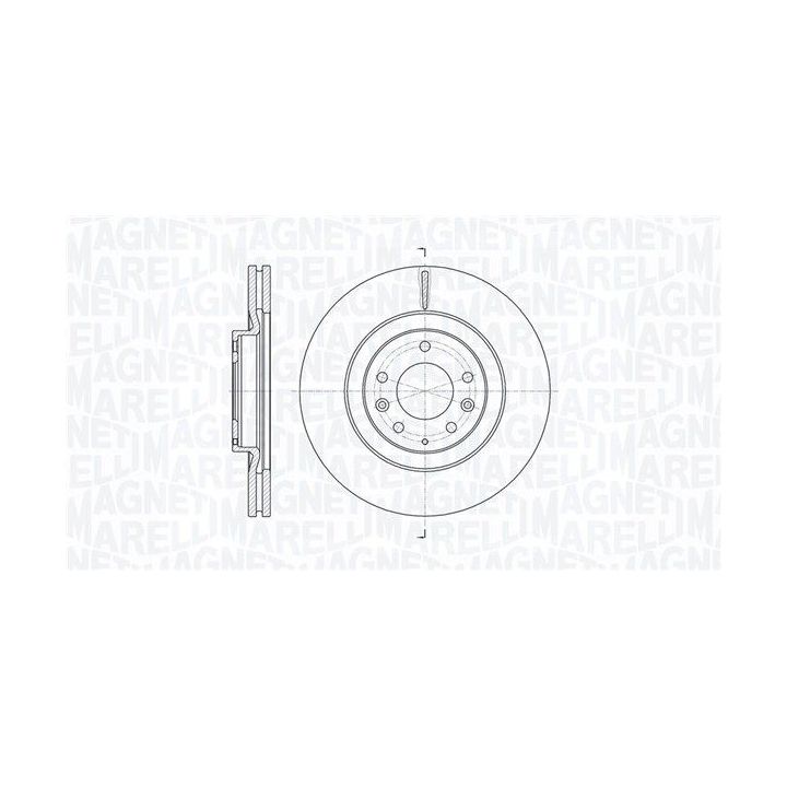 Stabdžių diskas MAGNETI MARELLI 361302040783