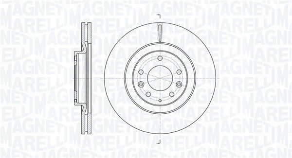 Stabdžių diskas MAGNETI MARELLI 361302040783