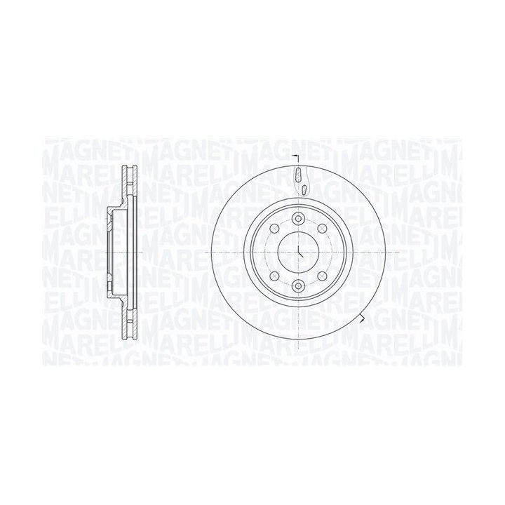 Stabdžių diskas MAGNETI MARELLI 361302040786