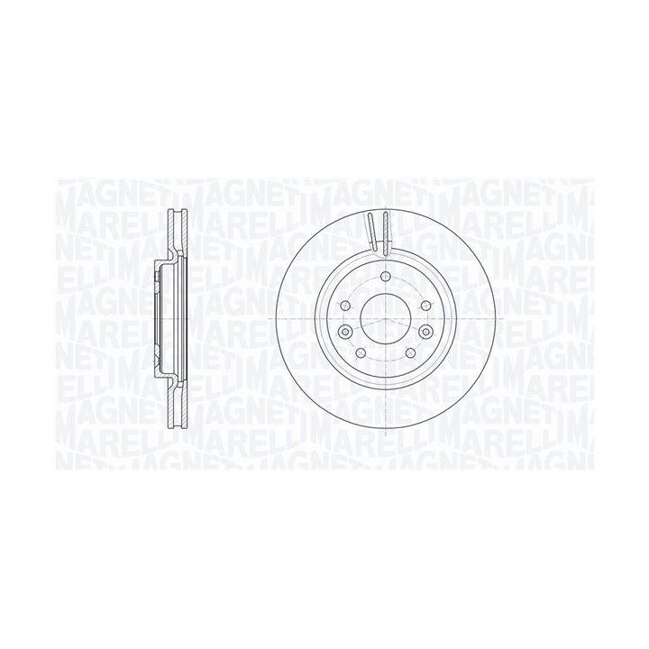 Stabdžių diskas MAGNETI MARELLI 361302040794