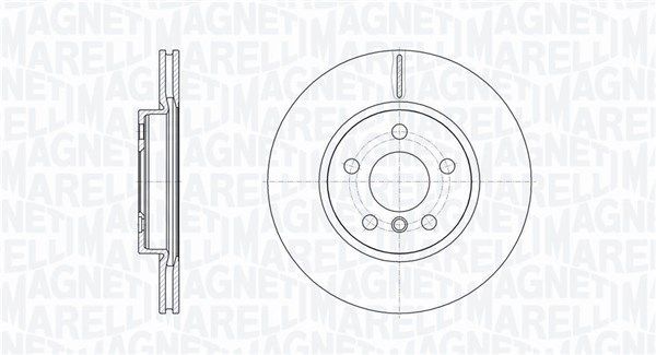 Stabdžių diskas MAGNETI MARELLI 361302040798
