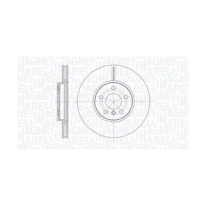 Stabdžių diskas MAGNETI MARELLI 361302040802