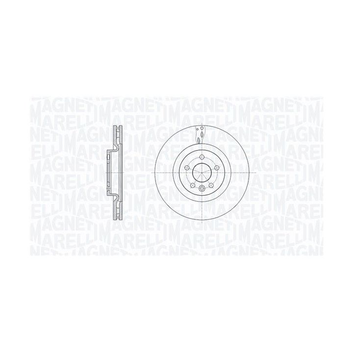 Stabdžių diskas MAGNETI MARELLI 361302040803