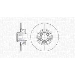 Stabdžių diskas MAGNETI MARELLI 361302040817