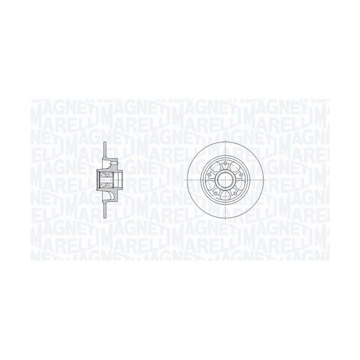 Stabdžių diskas MAGNETI MARELLI 361302040819