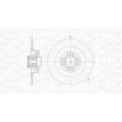 Stabdžių diskas MAGNETI MARELLI 361302040820