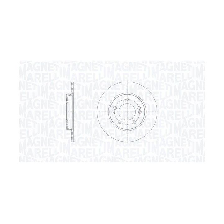 Stabdžių diskas MAGNETI MARELLI 361302040825