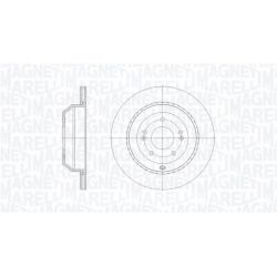Stabdžių diskas MAGNETI MARELLI 361302040826