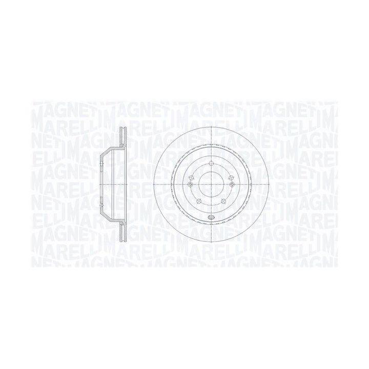 Stabdžių diskas MAGNETI MARELLI 361302040826
