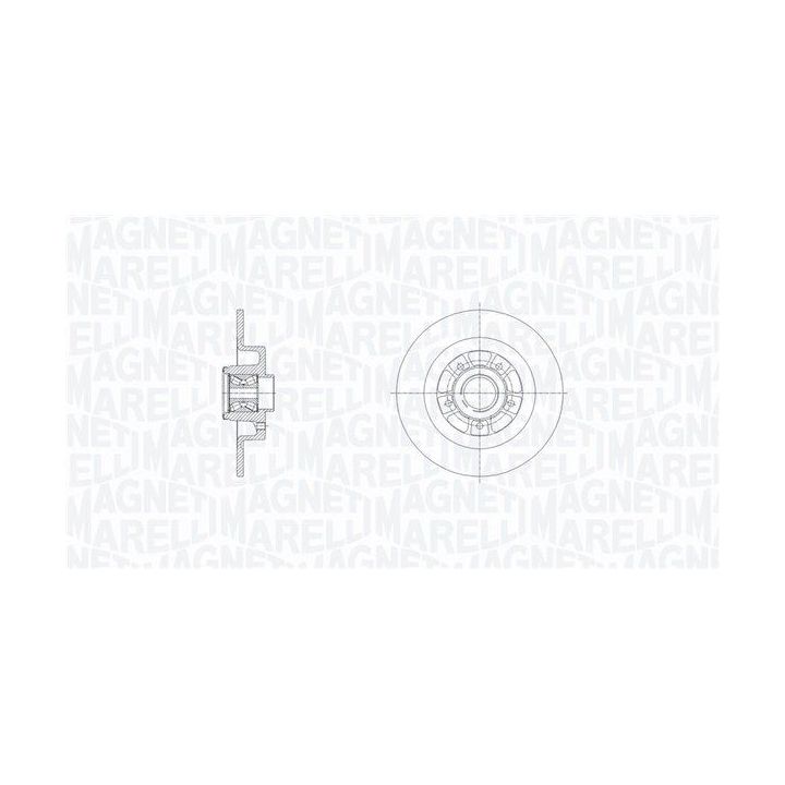 Stabdžių diskas MAGNETI MARELLI 361302040828
