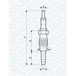 Kaitinimo žvakė MAGNETI MARELLI 062900011304