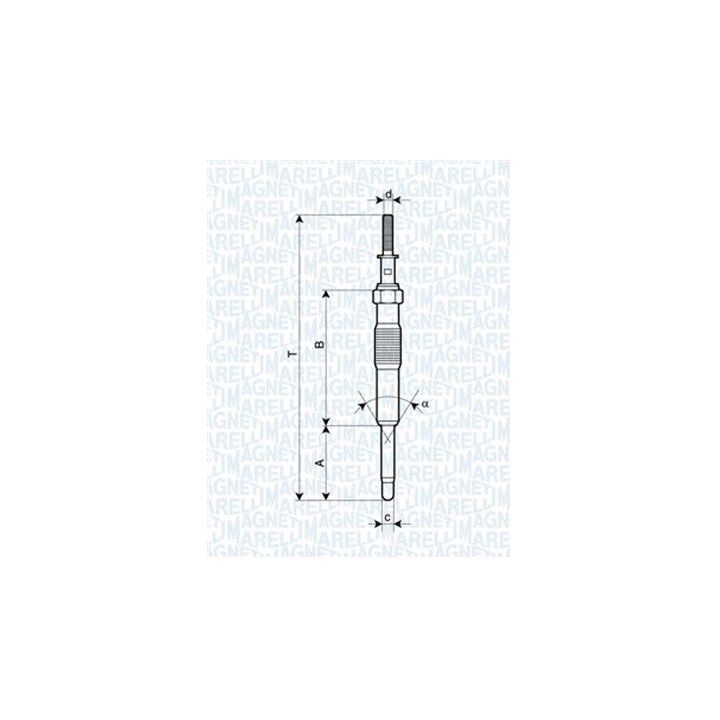 Kaitinimo žvakė MAGNETI MARELLI 062900034304