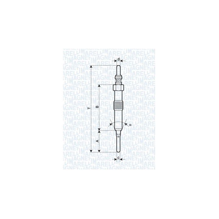 Kaitinimo žvakė MAGNETI MARELLI 062900089304