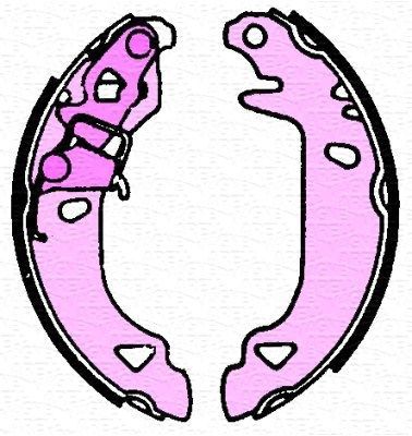 Stabdžių trinkelė MAGNETI MARELLI 360219192158