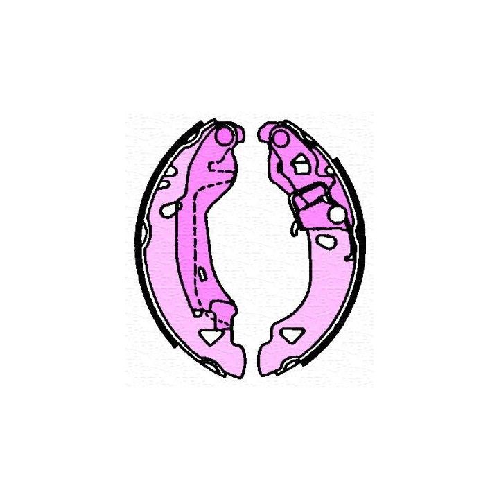 Stabdžių trinkelė MAGNETI MARELLI 360219192159