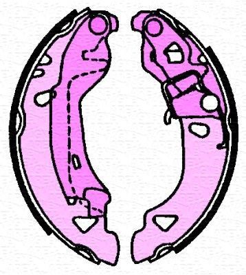 Stabdžių trinkelė MAGNETI MARELLI 360219192159
