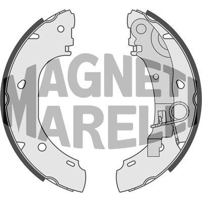 Stabdžių trinkelė MAGNETI MARELLI 360219192178