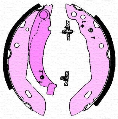 Stabdžių trinkelė MAGNETI MARELLI 360219196250