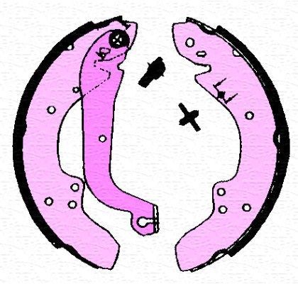 Stabdžių trinkelė MAGNETI MARELLI 360219196295